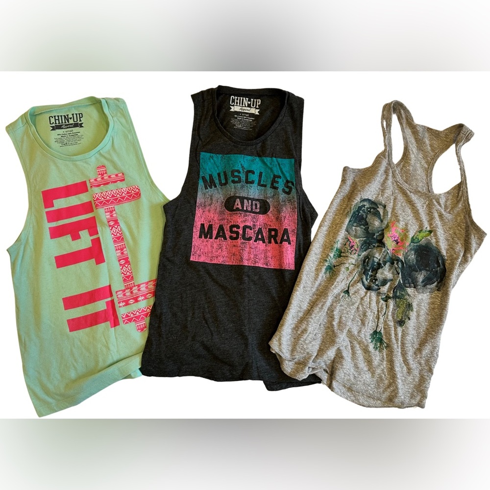 Workout Graphic Tank top Bundle